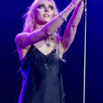 Taylor Momsen Performs at the Opening Act of the AC/DC Power Up North America Tour in Detroit 04/30/2025