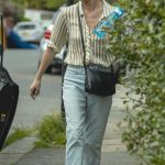 Cat Deeley in a Striped Shirt Was Seen Out in North London 05/30/2025