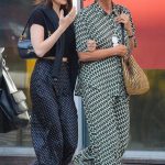 Daisy Edgar-Jones in a Black Polka Dot Skirt Was Seen Out with Her Mom in New York 05/29/2025