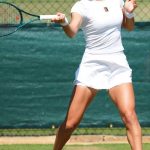 Emma Raducanu in a White Tee at a Practice Session Before 2025 Wimbledon in London 06/27/2025