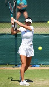 Emma Raducanu in a White Tee