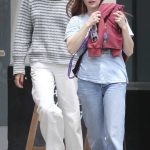 Emma Roberts in a White Tee Leaves Brunch with a Friend in West Hollywood 06/04/2025