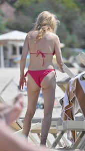 Heather Graham in a Red Bikini