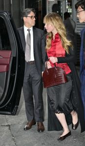 Jennifer Lawrence in a Black Cardigan