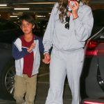 Jessica Alba in a Grey Sweatsuit Was Seen Out with Her Son in Beverly Hills 06/08/2025