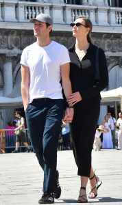 Karlie Kloss in a Black Ensemble
