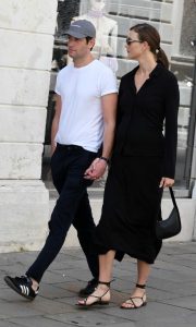 Karlie Kloss in a Black Ensemble