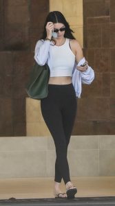 Kendall Jenner in a White Top