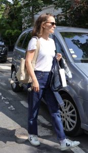 Natalie Portman in a White Tee