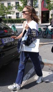 Natalie Portman in a White Tee