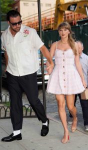 Taylor Swift in a Pink Dress
