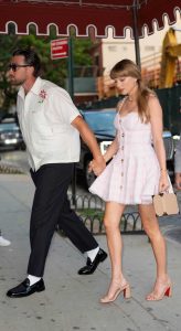 Taylor Swift in a Pink Dress