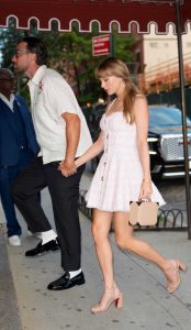 Taylor Swift in a Pink Dress