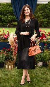 Alexandra Daddario in a Black Ensemble