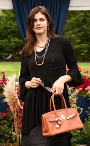 Alexandra Daddario in a Black Ensemble