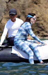 Anne Hathaway in a White Hat
