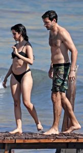 Camila Cabello in a Black Bikini