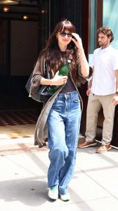Dakota Johnson in a Blue Jeans