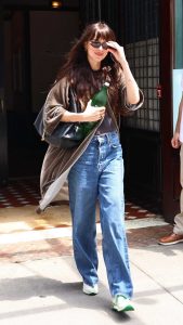 Dakota Johnson in a Blue Jeans