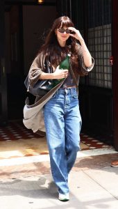 Dakota Johnson in a Blue Jeans