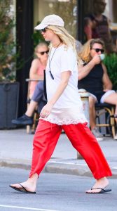 Jennifer Lawrence in a Red Pants
