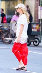 Jennifer Lawrence in a Red Pants