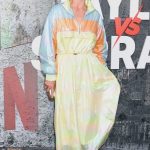 Julia Stiles Attends Katie Taylor vs Amanda Serrano 3 Arrivals at Madison Square Garden in New York 07/11/2025