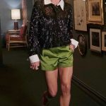 Julie Bowen Attends Jimmy Kimmel Live Studios in Los Angeles 07/15/2025