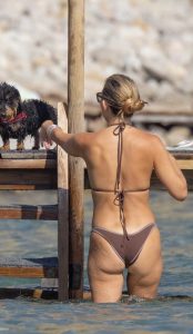 Kate Hudson in a Brown Bikini