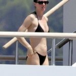 Katy Perry in a Black Bikini on a Yacht in Cabo San Lucas 07/07/2025