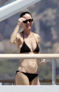 Katy Perry in a Black Bikini