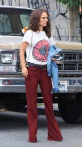 Natalie Portman in a White Tee