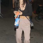 Rachel Zegler in a Beige Sweatpants Leaves the London Palladium in London 07/24/2025