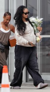 Rihanna in a Black Pants