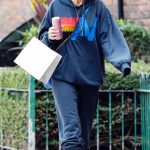 Isla Fisher in a Blue Sweatsuit Goes for a Pampering Session at Skin Glow in Notting Hill in London 07/31/2025