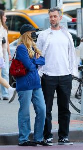 Jennifer Lawrence in a Black Protective Mask