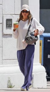 Jessica Alba in a White Top