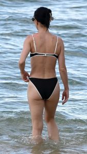 Katy Perry in a Black Bikini
