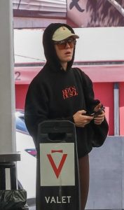 Katy Perry in a Black Hoodie