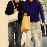 Lily-Rose Depp in a Black Sweatshirt Was Seen Out with 070 Shake in Beverly Hills 07/30/2025