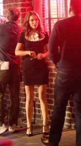 Natalie Portman in a Black Dress