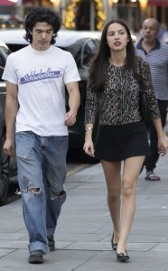 Olivia Rodrigo in a Black Mini Skirt