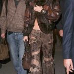 Bella Hadid in a Brown Leather Jacket Leaves Her Hotel in Paris 09/29/2025