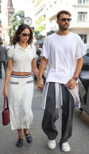 Eiza Gonzalez in a White Ensemble