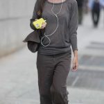 Emily Ratajkowski in a Brown Pants Was Seen Out in New York City 09/15/2025