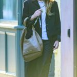 Jennifer Lawrence in a Black Ensemble Steps Out for Dinner in New York City 09/03/2025