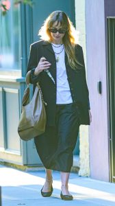 Jennifer Lawrence in a Black Ensemble