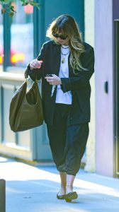 Jennifer Lawrence in a Black Ensemble