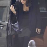 Kendall Jenner in a Black Coat Was Seen Out in Paris 09/29/2025