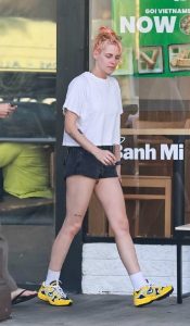 Kristen Stewart in a White Tee